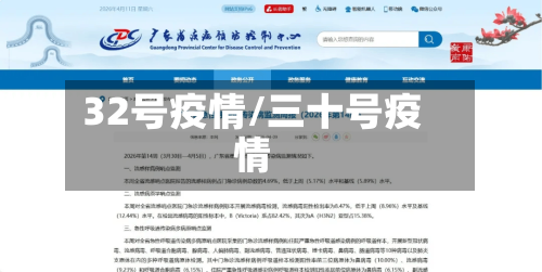 32号疫情/三十号疫情