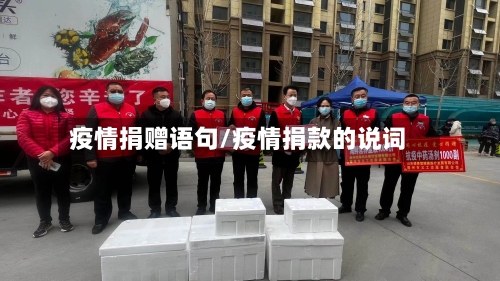 疫情捐赠语句/疫情捐款的说词