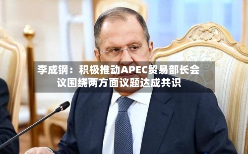 李成钢：积极推动APEC贸易部长会议围绕两方面议题达成共识