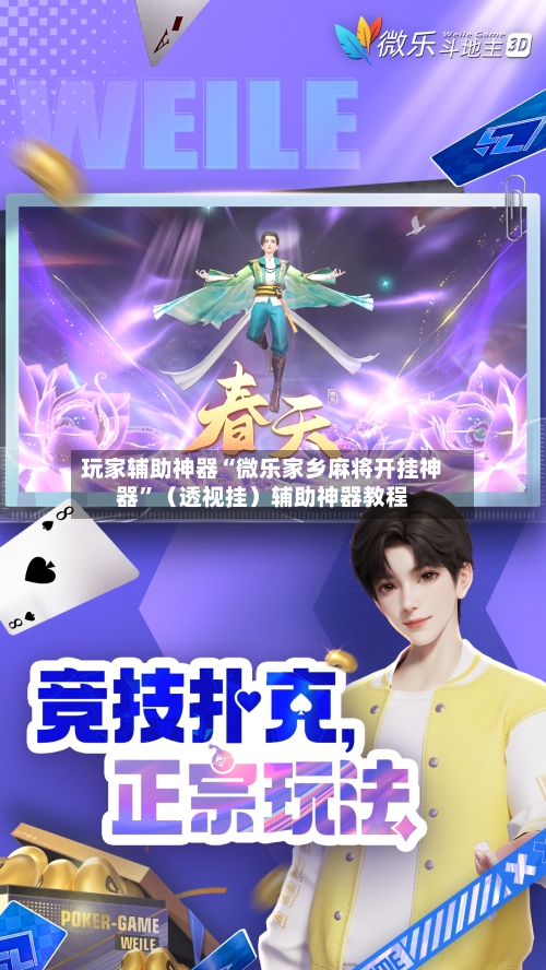 玩家辅助神器“微乐家乡麻将开挂神器”(透视挂)辅助神器教程