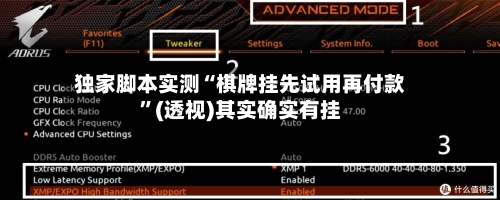 独家脚本实测“棋牌挂先试用再付款”(透视)其实确实有挂
