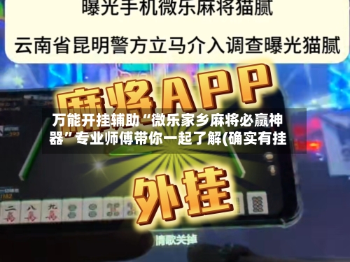 万能开挂辅助“微乐家乡麻将必赢神器”专业师傅带你一起了解(确实有挂