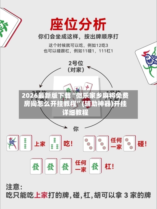 2026最新版下载“微乐家乡麻将免费房间怎么开挂教程”(辅助神器)开挂详细教程