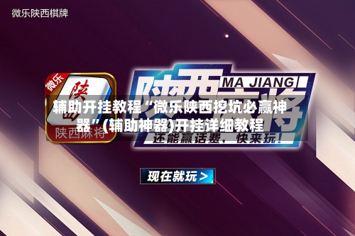辅助开挂教程“微乐陕西挖坑必赢神器”(辅助神器)开挂详细教程