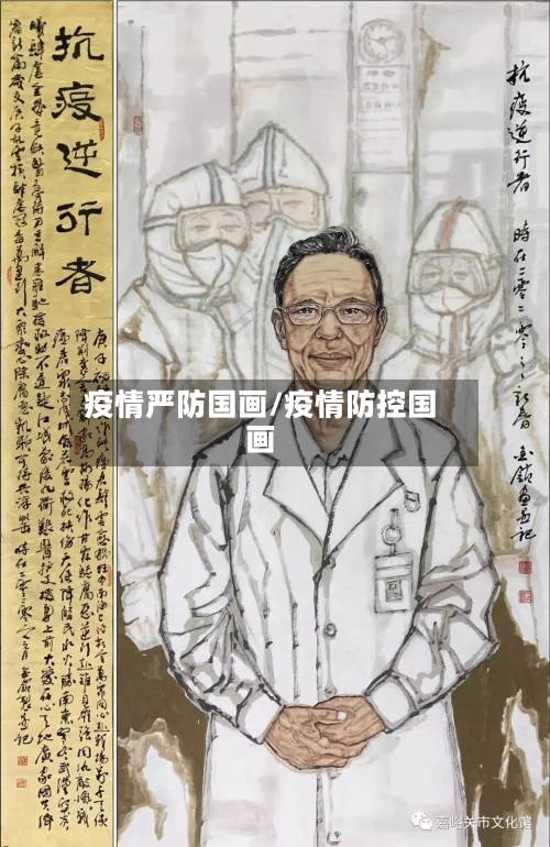 疫情严防国画/疫情防控国画