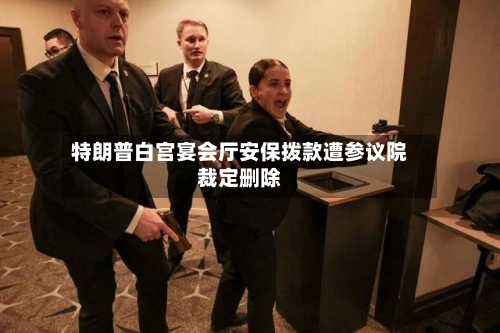 特朗普白宫宴会厅安保拨款遭参议院裁定删除
