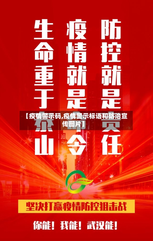 【疫情警示码,疫情警示标语和防治宣传图片】