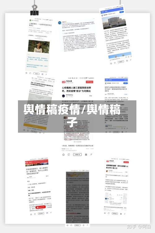 舆情稿疫情/舆情稿子