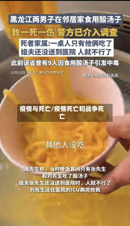 疫情与死亡/疫情死亡和战争死亡