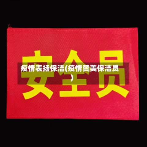 疫情表扬保洁(疫情赞美保洁员)