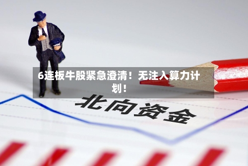 6连板牛股紧急澄清！无注入算力计划！