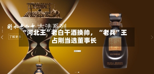 “河北王”老白干酒换帅， “老兵”王占刚当选董事长