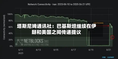 塔斯尼姆通讯社：巴基斯坦继续在伊朗和美国之间传递提议