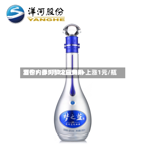 酒价内参5月25日费用发布：洋河梦之蓝M6+上涨1元/瓶