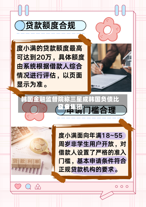 韩国金融监督院称三星成韩国负债比较多企业集团