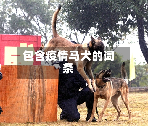 包含疫情马犬的词条
