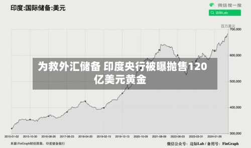 为救外汇储备 印度央行被曝抛售120亿美元黄金