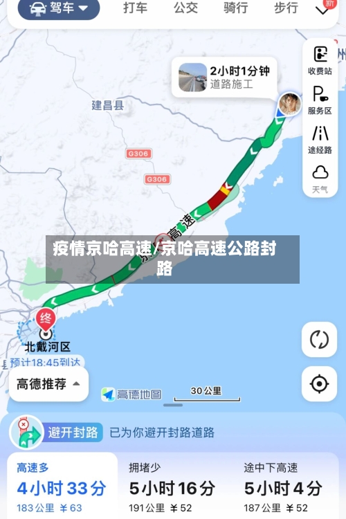 疫情京哈高速/京哈高速公路封路