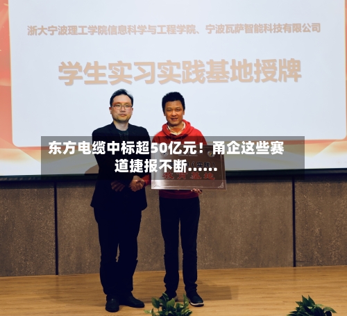 东方电缆中标超50亿元！甬企这些赛道捷报不断……