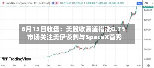 6月13日收盘:美股收高道指涨0.7% 市场关注美伊谈判与SpaceX首秀