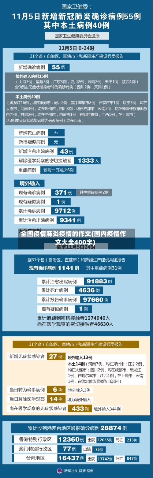 全国疫情肺炎疫情的作文(国内疫情作文大全400字)