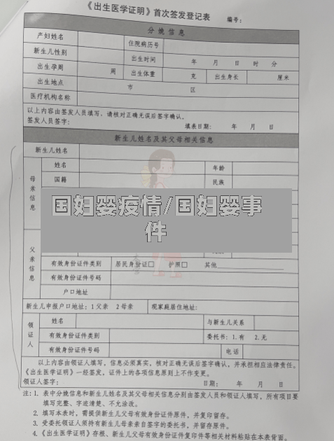 国妇婴疫情/国妇婴事件