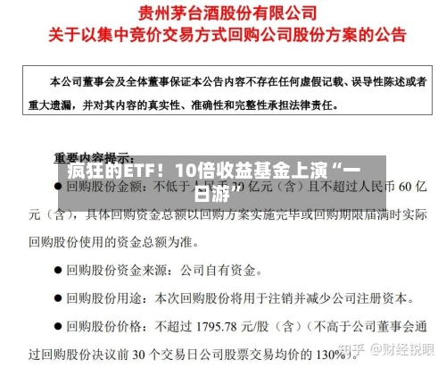 疯狂的ETF!10倍收益基金上演“一日游”