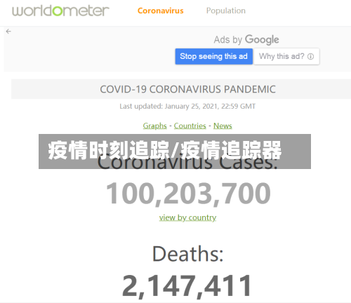 疫情时刻追踪/疫情追踪器