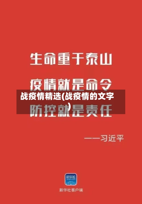 战疫情精选(战疫情的文字)