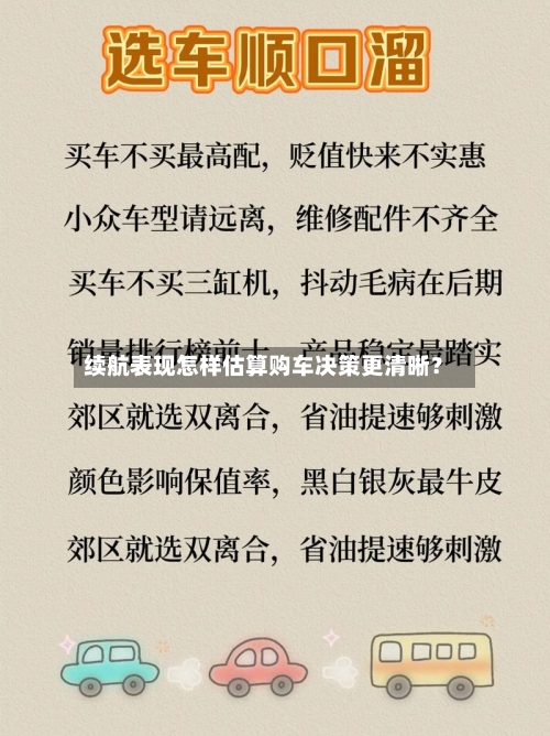 续航表现怎样估算购车决策更清晰？